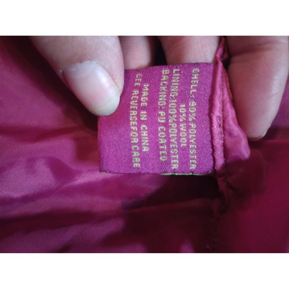 DX-Girls vintage wool blend jacket coat large button size m5-6 - Picture 7 of 15